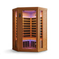 Multifunctional 2-3 Person Infrared Sauna for Home, 2180W Indoor Sauna with 7-Color LED Ambient Light, Red Light Feature, Oxygen Bar, Dual Bluetooth Speakers, 360° Surround Heating